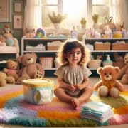 Mi hija solo quiere hacer caca en el pañal: causas y soluciones
