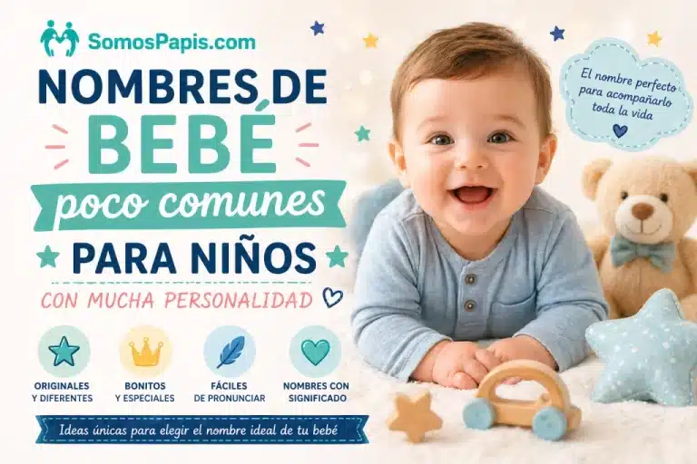 Nombres de bebé poco comunes para niños con mucha personalidad